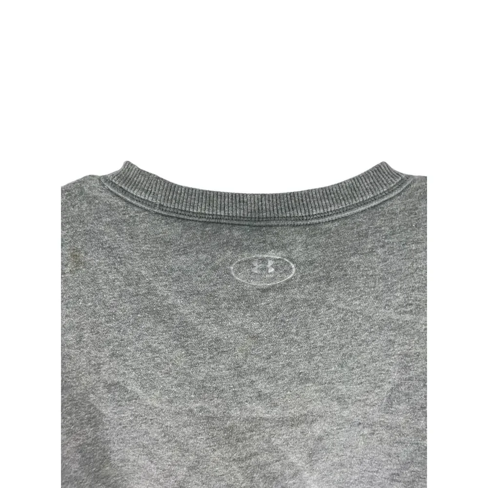 Under Armour Boys Gray Graphic Pullover Sweatshirt Youth Size Large